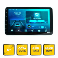 Navigatie Audiosystem universala 10", 4GB Ram, 64GB,2 DIN, 8 core,  Android 10.0, 4G Sim DVD Player Auto